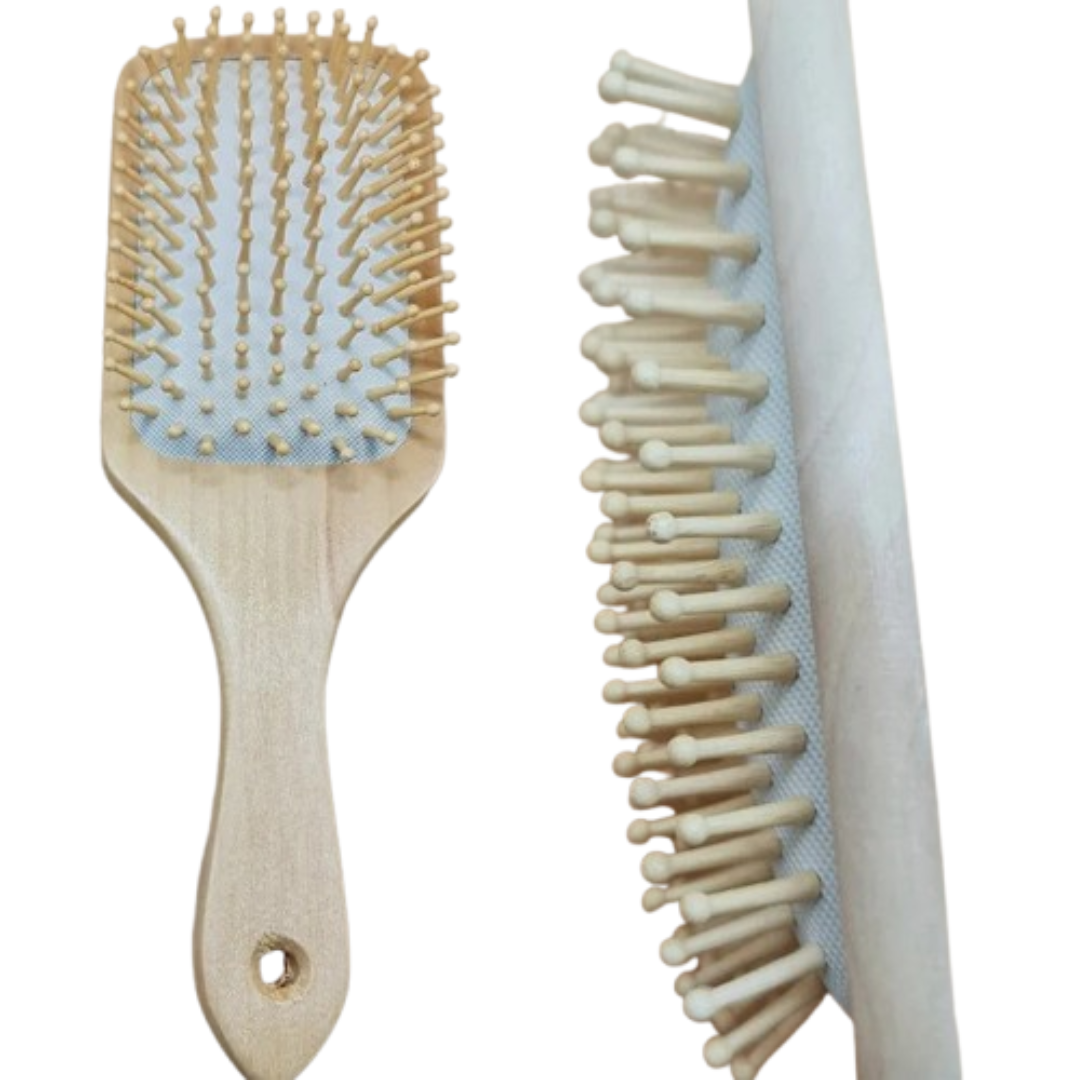 brosse à cheveux en bois grand modèle