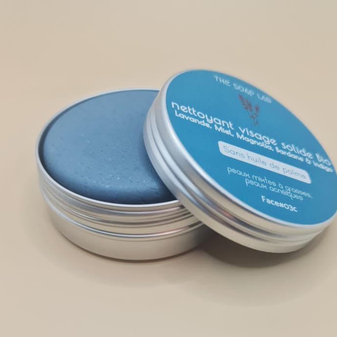 Nettoyant visage solide peaux grasses - The Soap Lab
