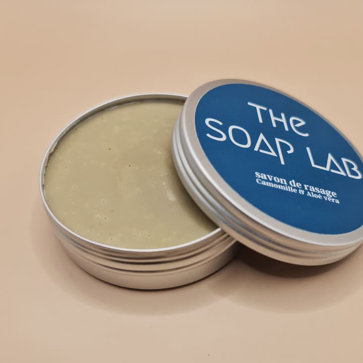 savon de rasage camomille & aloé véra - The Soap Lab