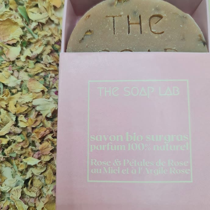 savon rose - The Soap Lab