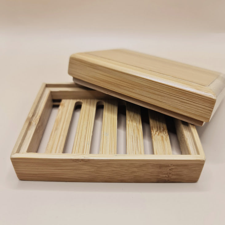 boite à savon en bois rectangle - The Soap Lab